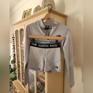 The North Face long sleeve and shorts